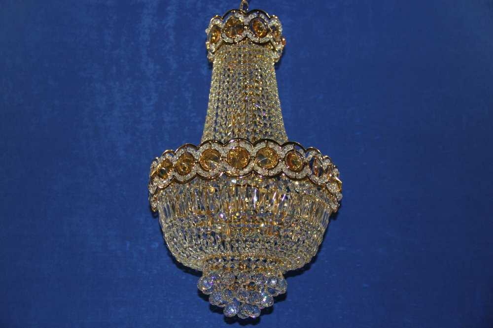 Кришталева люстра L0580/8 (FGD+WT+YL), фото 1