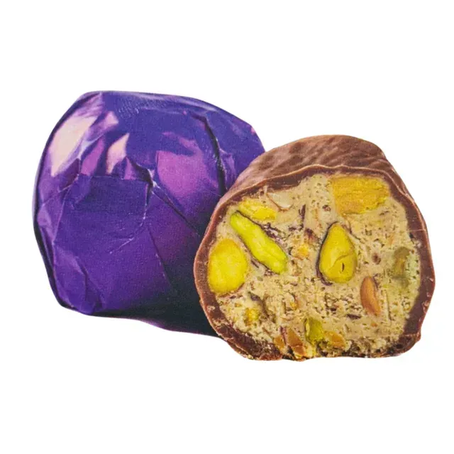 Цукерки Lux Choco Dubai мигдаль, фісташка та лісовий горіх (3112) 100 грам, фото 1