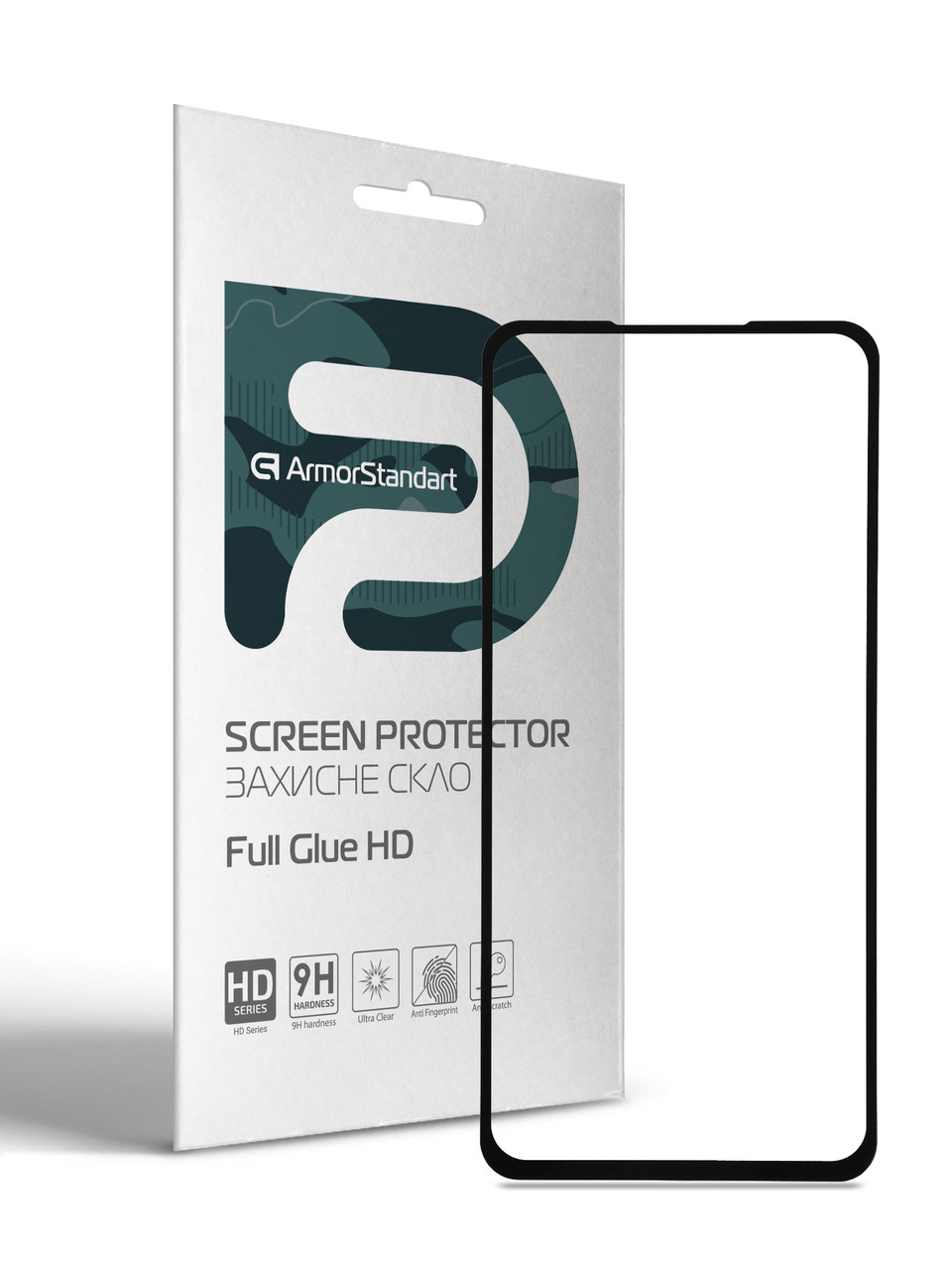 Захисне скло Armorstandart Full Glue HD для Huawei P40 Lite Black (ARM58289)