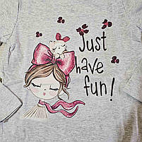 Реглан для дівчаток оптом, Lemon tree, 3/4-7/8 рр.,  № 7189, фото 3