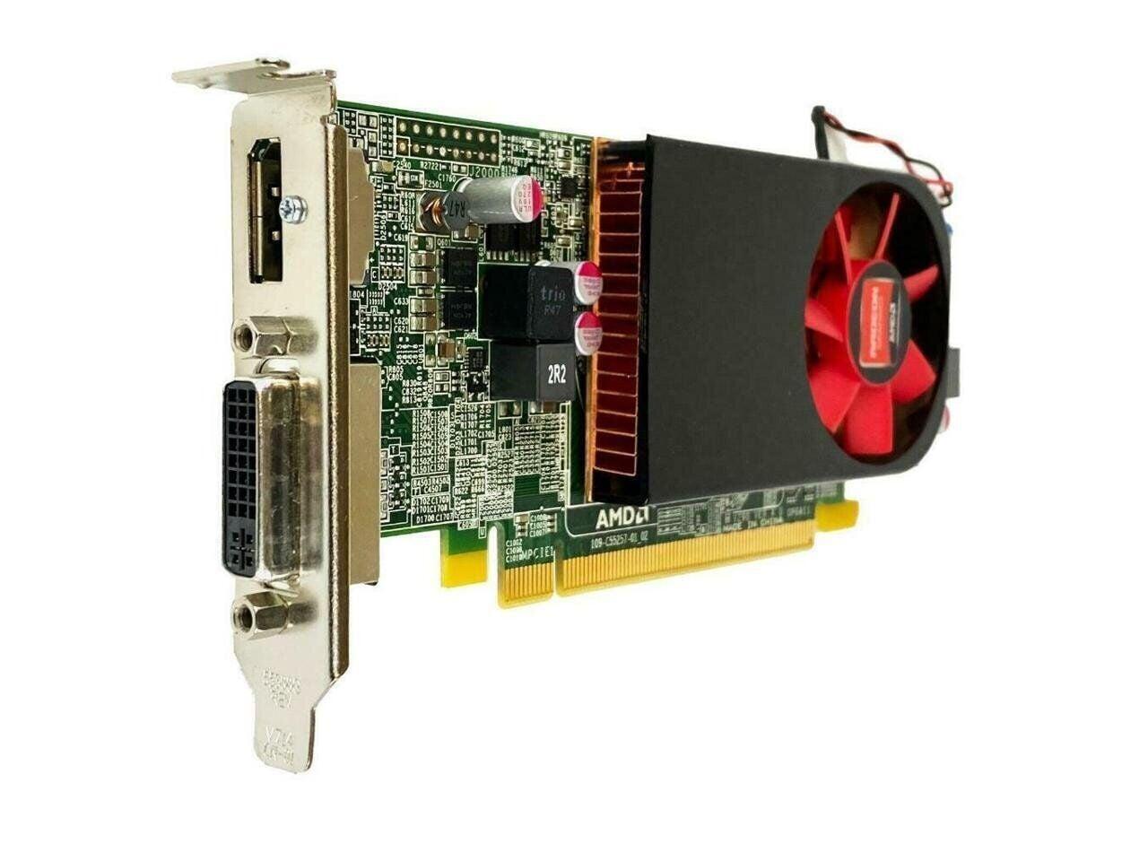 Дискретна відеокарта AMD Radeon R7 250, 2 GB GDDR3, 128-bit / 1x DVI, 1x DisplayPort / Для корпусів форм-фактору SFF
