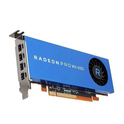 Дискретна відеокарта AMD Radeon Pro WX 4100, 4 GB GDDR5, 128-bit / miniDP, фото 1