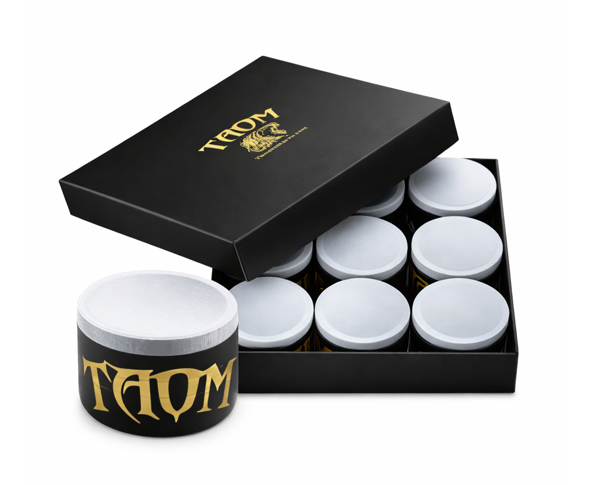 Мел більярдний для кия Taom Pyro Chalk 2.0 Blue 9 шт., фото 1