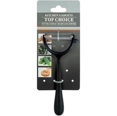 Ніж для чищення овочів 15см 55г "TOP CHOICE" металевий, горизонтальний KT128 MZOPT