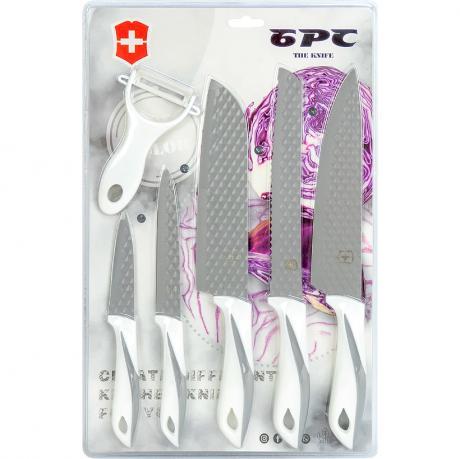 Набір кухонних ножів, 6 предметів з овочечисткою 2933 MZOPT