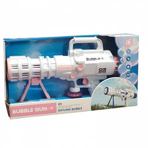 Базука с мыльными пузырями Bazooka Bubble Gun Розовый
