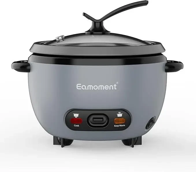Рисоварка Eamoment 1 л 400 Вт для приготування рису та овочів на пару з антипригарним покриттям, фото 1