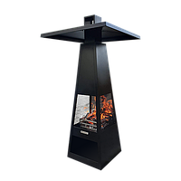 Обігрівач на дровах Quan Garden Master, чорний QN94923 Код: 009794