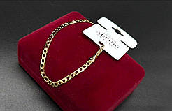 Браслет ланцюг під золото красивий браслет із медичного золота Xuping 19 см жіночі прикраси модні браслети біжутерія