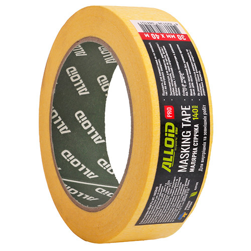 Alloid Pro. Лента малярная 30мм х 40м, 140мкм, фото 1