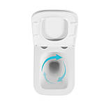 Готове рішення Qtap для ванної кімнати: підвісний унітаз Gemini Ultra Quiet 485×340×350 + комплект інсталяції Nest 4 в 1 (кругла, фото 6