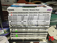 3M™ 01970 Wetordry Tri-M-Ite - Водостійкий абразивний папір серії 734, карбід кремнію, 230 х 280 мм, P1200