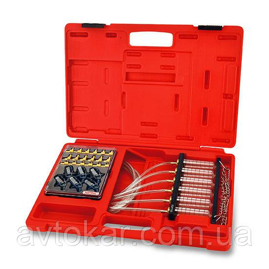 Набір для перевірки зворотного потоку палива дизельних форсунок Common Rail TOPTUL JGAI2501, фото 1