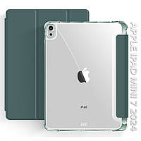 Чехол для планшета BeCover Soft Edge with Apple Pencil Holder iPad Mini 7 2024 Dark Green (712466) o