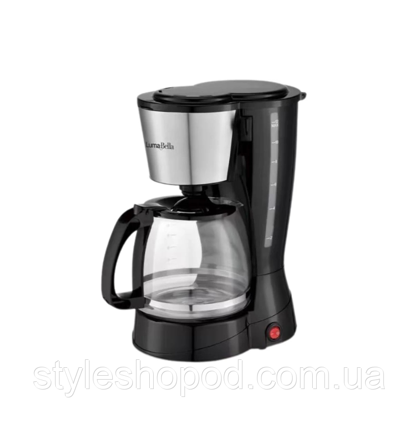 Крапельна кавоварка 0,75 л 650 Вт зі скляною колбою та багаторазовим фільтром, фото 1