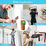 Детектор 5 в 1 прихованому проведенні, металу та дерева 5In1 (Orange), фото 2