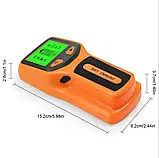 Детектор 5 в 1 прихованому проведенні, металу та дерева 5In1 (Orange), фото 7