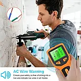 Детектор 5 в 1 прихованому проведенні, металу та дерева 5In1 (Orange), фото 4