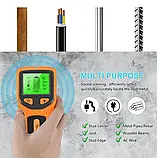 Детектор 5 в 1 прихованому проведенні, металу та дерева 5In1 (Orange), фото 5