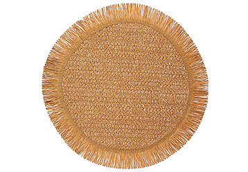 Набір (12 шт.) серветка сервірувальна (плейсмат) D38см Rustic Brown