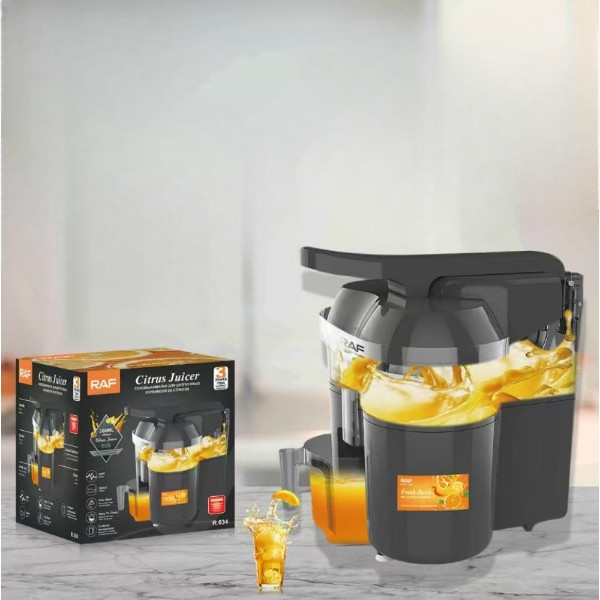 Соковитискач для цитрусових 80Вт 300мл R.634 RAF Чорна, фото 1