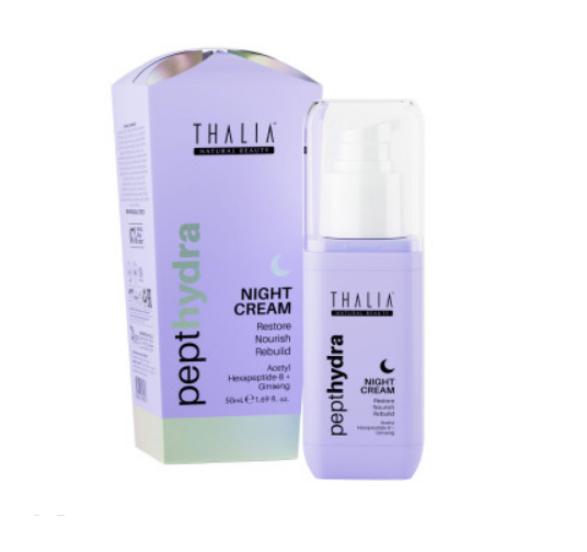 Омолоджуючий нічний крем для обличчя PEPTHYDRA  THALIA, 50 мл, фото 1