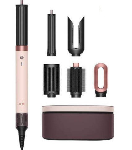 Стайлер для волосся 6в1 Airwrap HS09 +Кейс Ceramic Pink/Rose Gold 1700Вт стайлер для укладання волосся вирівнювач щітка випрямляч, фото 1