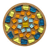 Набір підставка з мозаїки «Янтарний берег на білому фоні» для дитячої творчості, фото 8