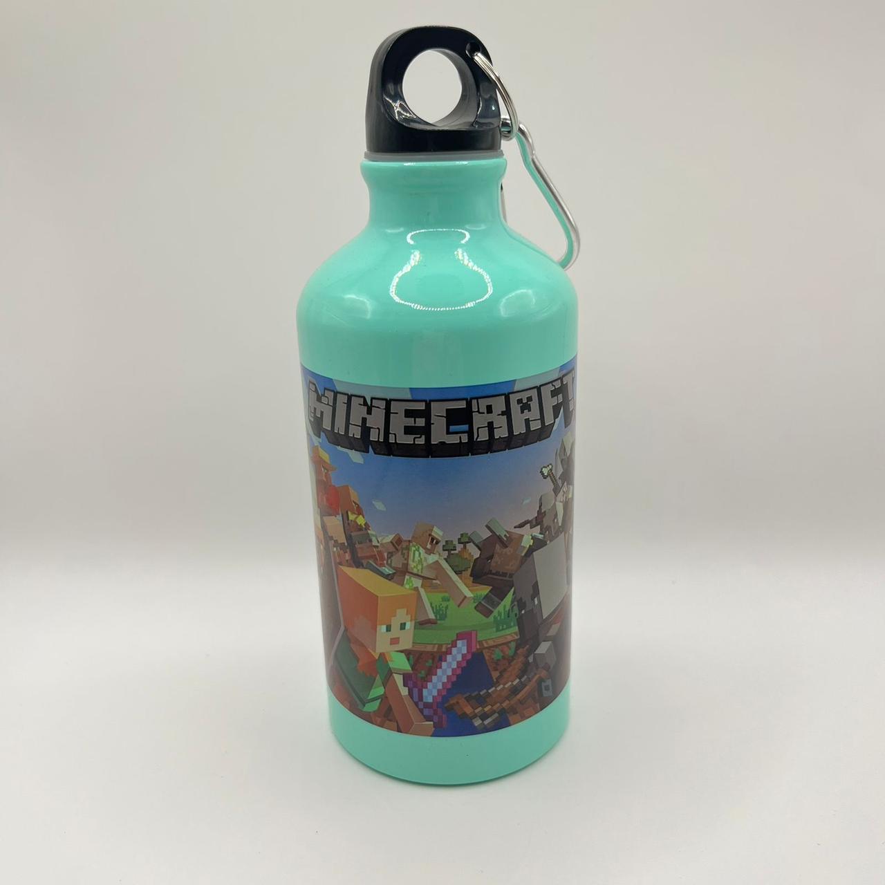 Фляга спортивна з карабіном "Minecraft" від KLik Print