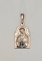 Підвіска - іконка "Богородиця Семистрільна" із золота