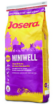 Сухий корм JOSERA Miniwell для дорослих собак дрібних порід, 15 кг