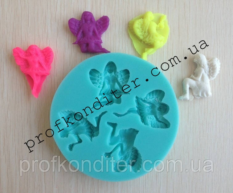СИЛІКОНОВИЙ МОЛД "4 феечки, фото 1