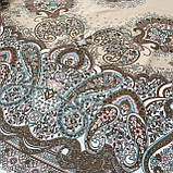 Штапель купонний з орнаментом на бежевому тлі, фото 2