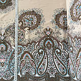 Штапель купонний з орнаментом на бежевому тлі, фото 3