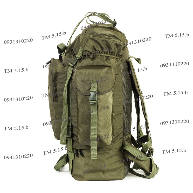 Туристический армейский супер-крепкий рюкзак 75 литров афган. Армия - фото 3 - id-p294392915