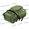 Туристичний армійський супер-міцний рюкзак 75 л. ортопедична пластина олива. 900 Ден. Спорт полювання армія., фото 6