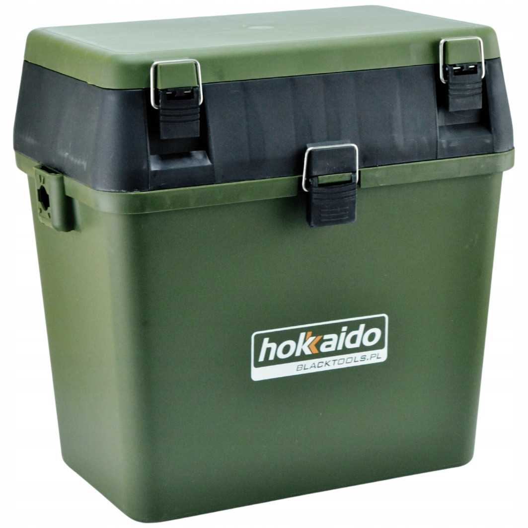 Три в одному рибацька коробка Hokkaido з відділеннями та коробками яка використовується як сидіння і табуретка, фото 1