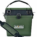 Три в одному рибацька коробка Hokkaido з відділеннями та коробками яка використовується як сидіння і табуретка, фото 6