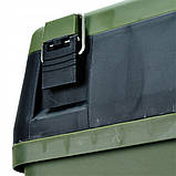 Три в одному рибацька коробка Hokkaido з відділеннями та коробками яка використовується як сидіння і табуретка, фото 7