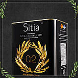 Олія з олив Extra Virgin грецька Sitia Premium 3л + скляна пляшка 250мл, фото 4