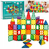 Конструктор для дітей магнітний для будівництва набір 100 елементів, фото 3
