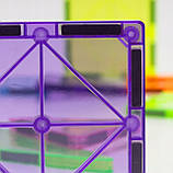 Конструктор для дітей магнітний для будівництва набір 100 елементів, фото 4