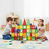 Конструктор для дітей магнітний для будівництва набір 100 елементів, фото 10