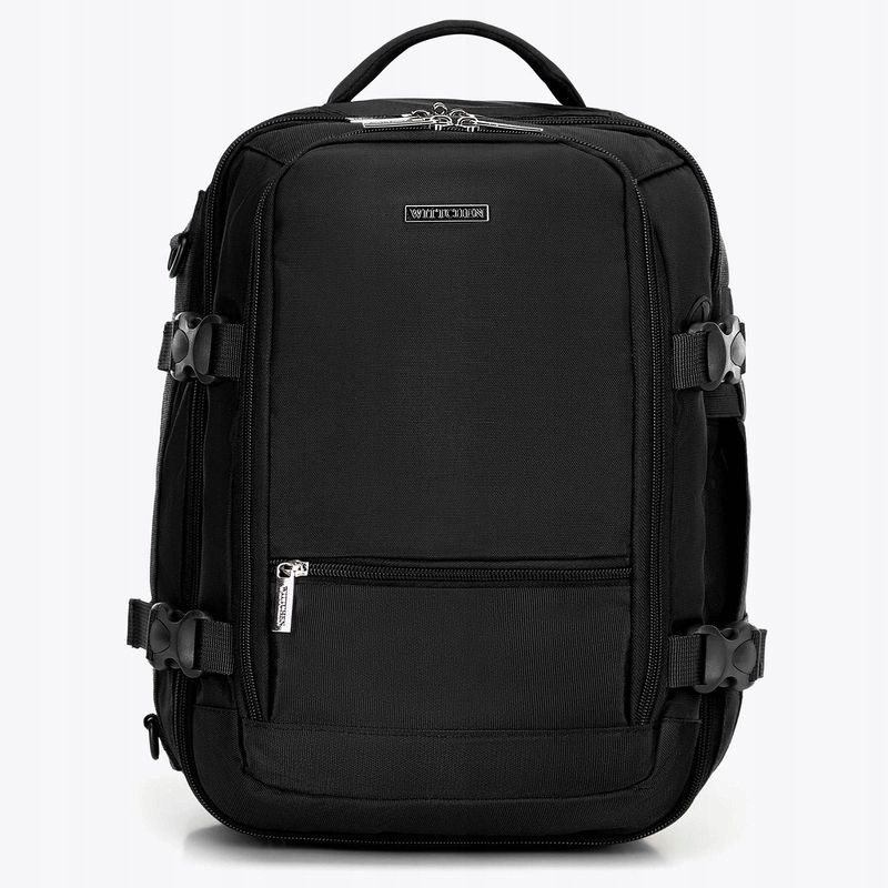 Рюкзак Wittchen ручна поклажа 40x30x20 29-3p-000-10b чорний розширений, фото 1