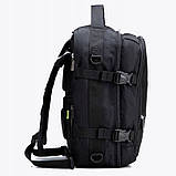 Рюкзак Wittchen ручна поклажа 40x30x20 29-3p-000-10b чорний розширений, фото 3