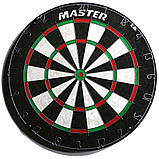 Мішень для дартсу з сізалу 45 см Grande Brazil + 6 стріл і тримач, фото 2