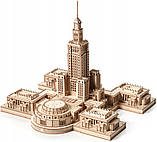 Дерев'яна модель 3d пазла "палац культури та науки архітектура варшави", фото 2