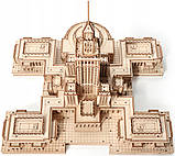 Дерев'яна модель 3d пазла "палац культури та науки архітектура варшави", фото 4