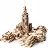 Дерев'яна модель 3d пазла "палац культури та науки архітектура варшави", фото 7