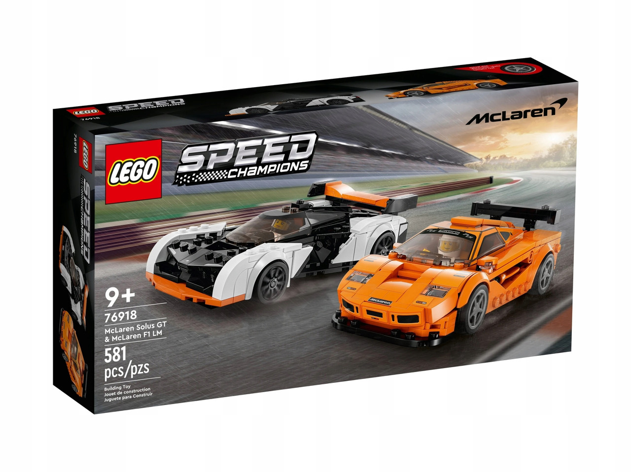 Lego 76918 Speed Champions Mclaren Solus Gt і Mclaren F1 Lm, фото 1